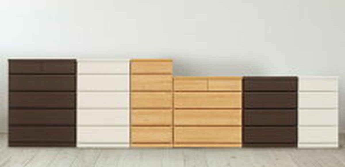 チェスト 幅60cm 4段 スリム 日本製 完成品 ( 4段チェスト たんす タンス リビングチェスト 収納 引き出し スリム 奥行30cm 薄型 木製チェスト 木製 木目 シンプル 北欧 幅60 60cm ) 【ブラック】 ブラック