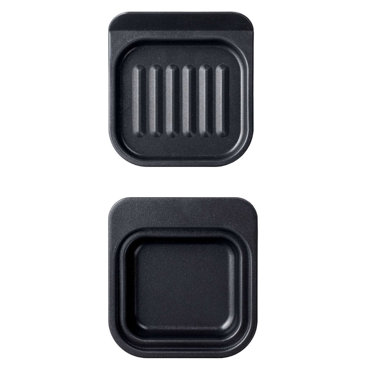 グリルプレート 4個セット 2段焼きプレート フッ素加工 デュアルプラス 日本製 ( オーブントレイ トースタープレート グリルトレイ 4個 セット 目玉焼きプレート オーブントースター 魚焼きグリル 目玉焼き アルミ 朝食 お弁当作り )