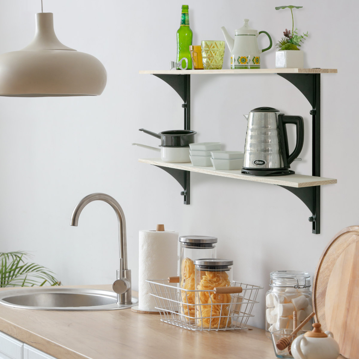 ランドリーラック DIYシェルフ 洗濯機収納 DIY 壁付け ( ランドリー 収納 洗濯機上 ラック シェルフ 壁面収納 洗濯機上ラック オープンラック 石膏ボード 高さ 調節 無段階 )