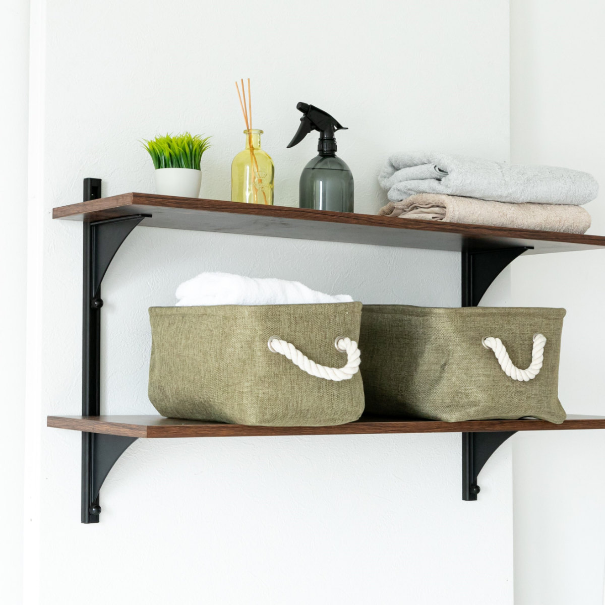 ランドリーラック DIYシェルフ 洗濯機収納 DIY 壁付け ( ランドリー 収納 洗濯機上 ラック シェルフ 壁面収納 洗濯機上ラック オープンラック 石膏ボード 高さ 調節 無段階 )