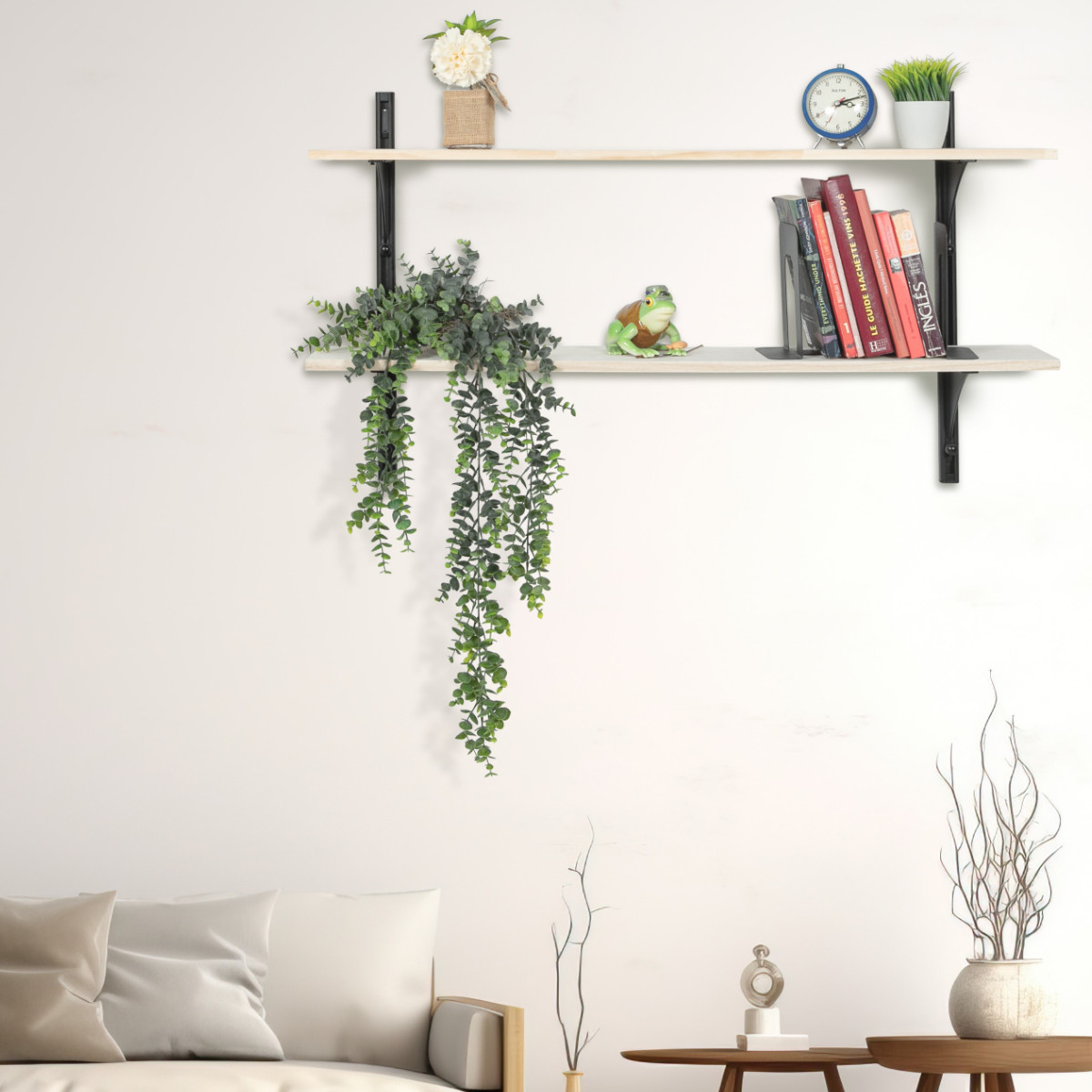 ランドリーラック DIYシェルフ 洗濯機収納 DIY 壁付け ( ランドリー 収納 洗濯機上 ラック シェルフ 壁面収納 洗濯機上ラック オープンラック 石膏ボード 高さ 調節 無段階 )