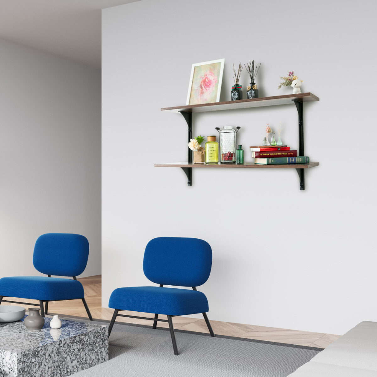 ランドリーラック DIYシェルフ 洗濯機収納 DIY 壁付け ( ランドリー 収納 洗濯機上 ラック シェルフ 壁面収納 洗濯機上ラック オープンラック 石膏ボード 高さ 調節 無段階 )