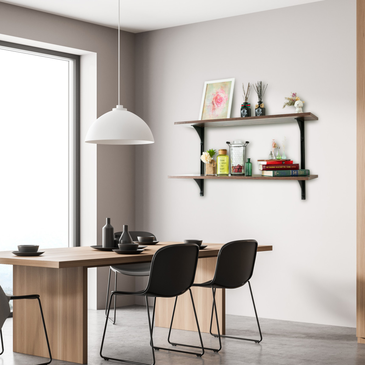 ランドリーラック DIYシェルフ 洗濯機収納 DIY 壁付け ( ランドリー 収納 洗濯機上 ラック シェルフ 壁面収納 洗濯機上ラック オープンラック 石膏ボード 高さ 調節 無段階 )