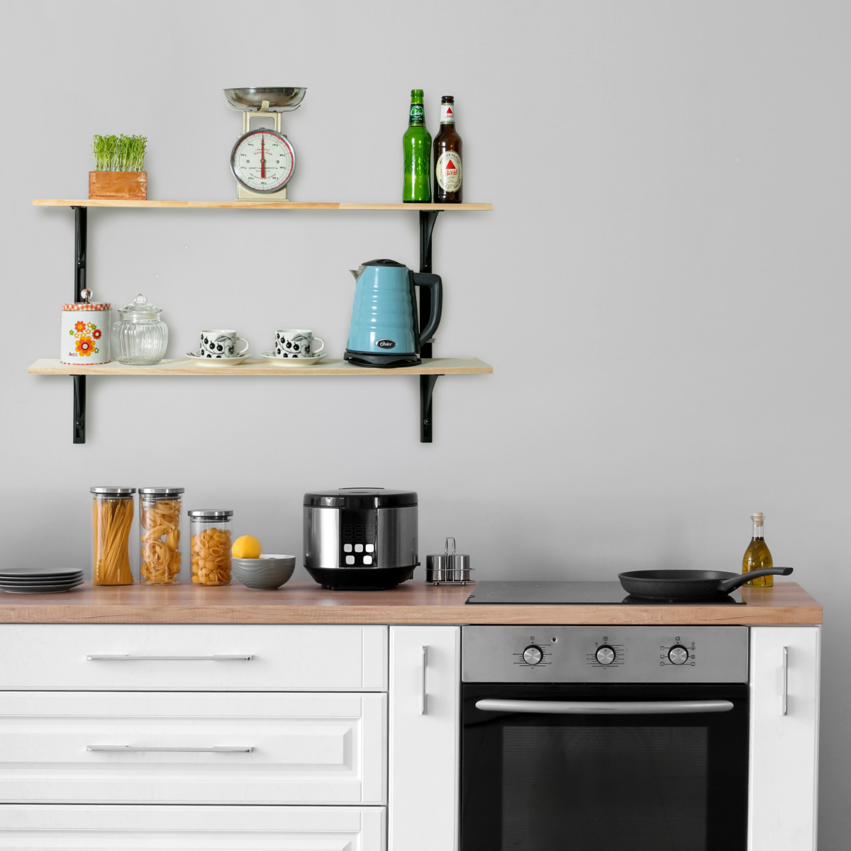 ランドリーラック DIYシェルフ 洗濯機収納 DIY 壁付け ( ランドリー 収納 洗濯機上 ラック シェルフ 壁面収納 洗濯機上ラック オープンラック 石膏ボード 高さ 調節 無段階 )