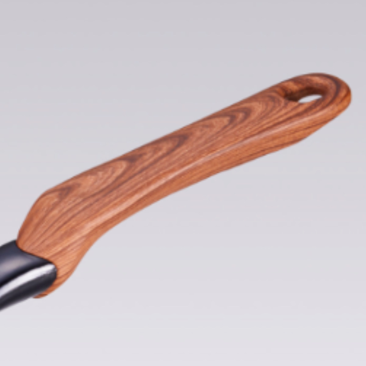 フライパン 28cm IH対応 和楽亭 絢 日本製 ( ガス火対応 オール熱源対応 ふっ素加工 フッ素加工 軽い 28センチ 国産 フッ素コーティング アルミ製 軽量 熱伝導 木目調ハンドル )