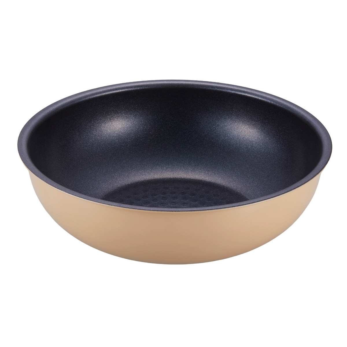 フライパン 24cm 深型 IH対応 和楽亭 とれパン 取っ手が取れる ふっ素加工 ( ガス火対応 オーブン対応 炒め鍋 金属ヘラOK フッ素加工 24センチ いため鍋 アルミ製 軽量 着脱ハンドル別売り ハンドルが取れる )