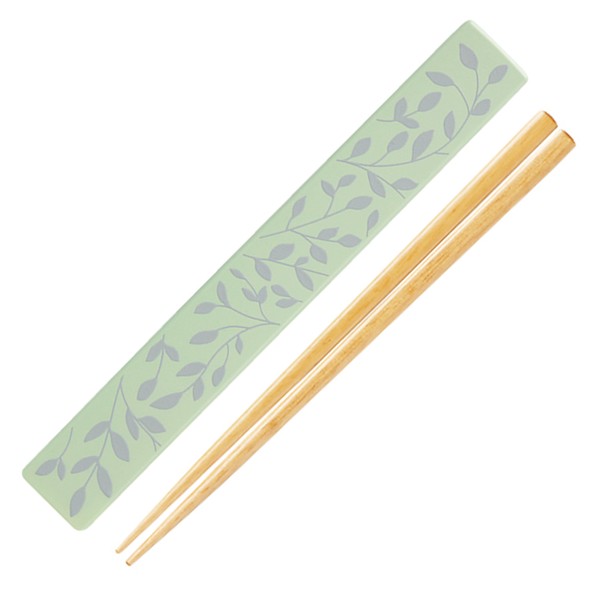 箸&箸箱セット フレモ 木箸 18cm ( 箸 箸箱 お弁当 カトラリー 女の子 カトラリーセット 弁当 箸ケース カトラリーケース はし 日本製 パステルカラー レディース ) 【ピンク】 ピンク