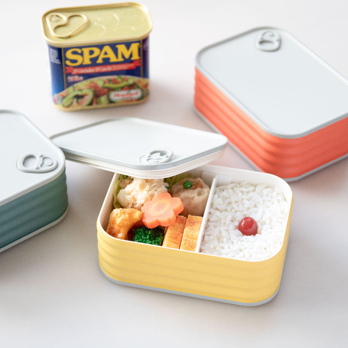 弁当箱 600ml イートカン ランチボックス TAKENAKA ( お弁当箱 食洗機対応 レンジ対応 1段 日本製 缶詰 食洗機OK レンジOK お弁当 おしゃれ 缶 デザイン かわいい ) 【ネイビー】 ネイビー