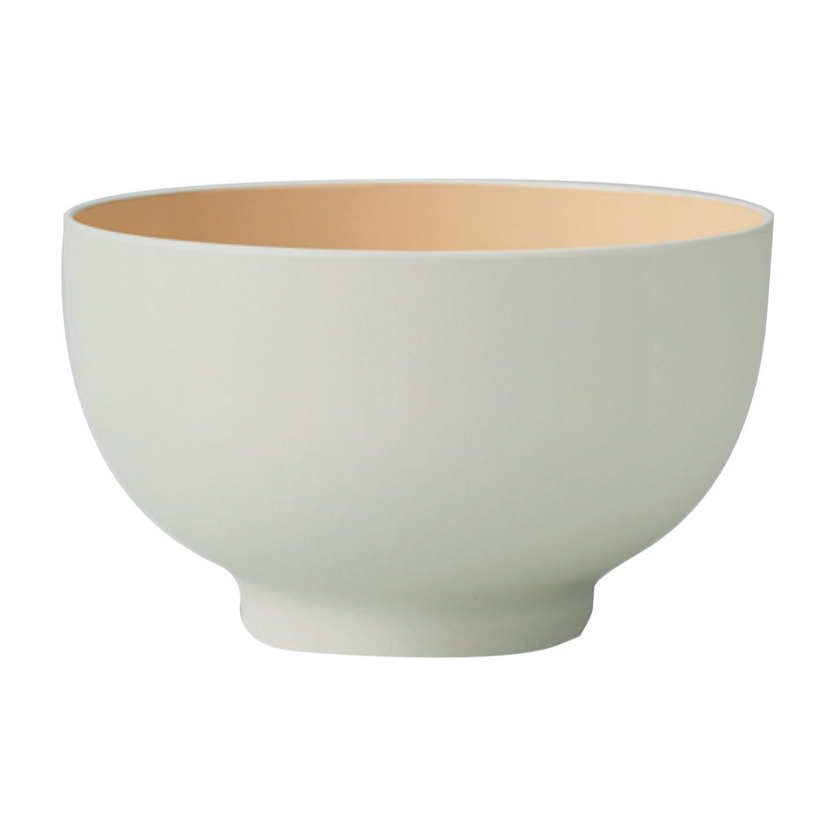 茶碗 OWAN 丸大 乾漆 ( 13.7cm 750ml 電子レンジ対応 食洗機対応 樹脂 プラスチック 日本製 汁椀 おわん お椀 お茶碗 茶わん シンプル モダン おしゃれ 北欧風 和モダン カフェ風 ) 【ホワイト】 ホワイト