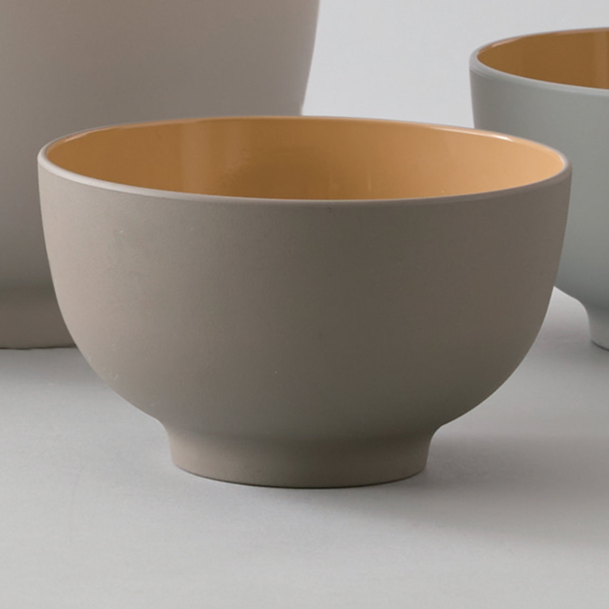 茶碗 OWAN 丸大 乾漆 ( 13.7cm 750ml 電子レンジ対応 食洗機対応 樹脂 プラスチック 日本製 汁椀 おわん お椀 お茶碗 茶わん シンプル モダン おしゃれ 北欧風 和モダン カフェ風 ) 【ホワイト】 ホワイト