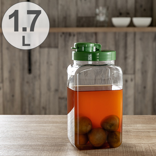 Dショッピング 梅酒容器 液体密封容器 S型 1 7l プラスチック製 梅酒びん 梅酒瓶 果実酒瓶 保存容器 密閉保存容器 梅酒用保存容器 果実酒用保存容器 梅酒ビン 果実酒びん 果実酒ビン カテゴリ 保存容器の販売できる商品 リビングート ドコモの