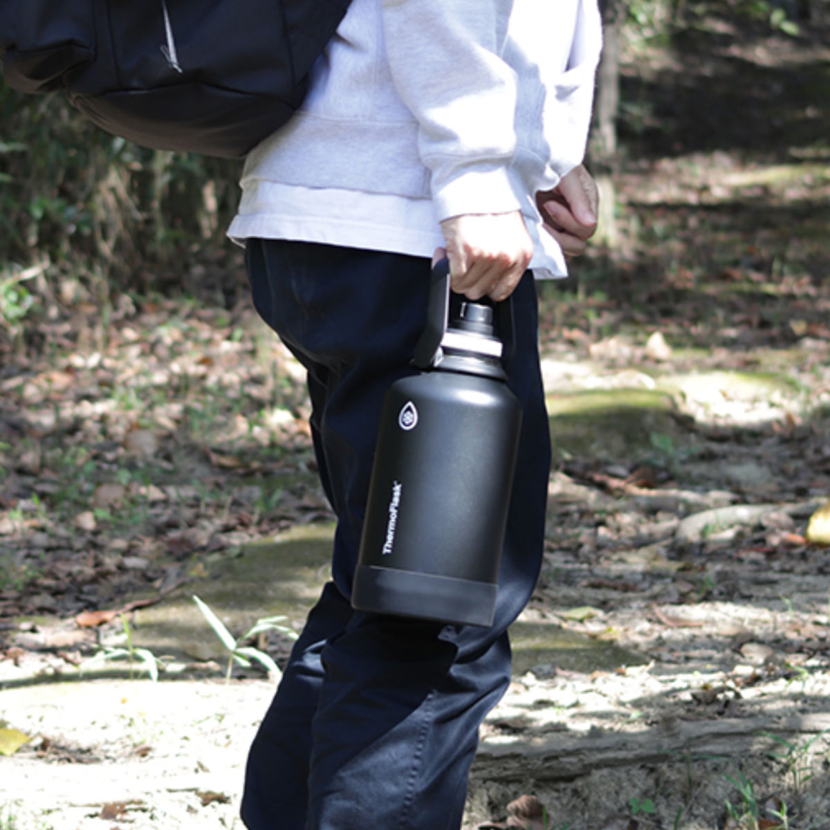 水筒 1.9L サーモフラスクA 真空断熱 ステンレスボトル ( TAKEYA タケヤ 保冷 直飲み ダイレクトボトル スポーツ飲料対応 大容量 スポーツドリンク対応 直のみ 保冷専用 マイボトル ボトル すいとう スポーツ おしゃれ )