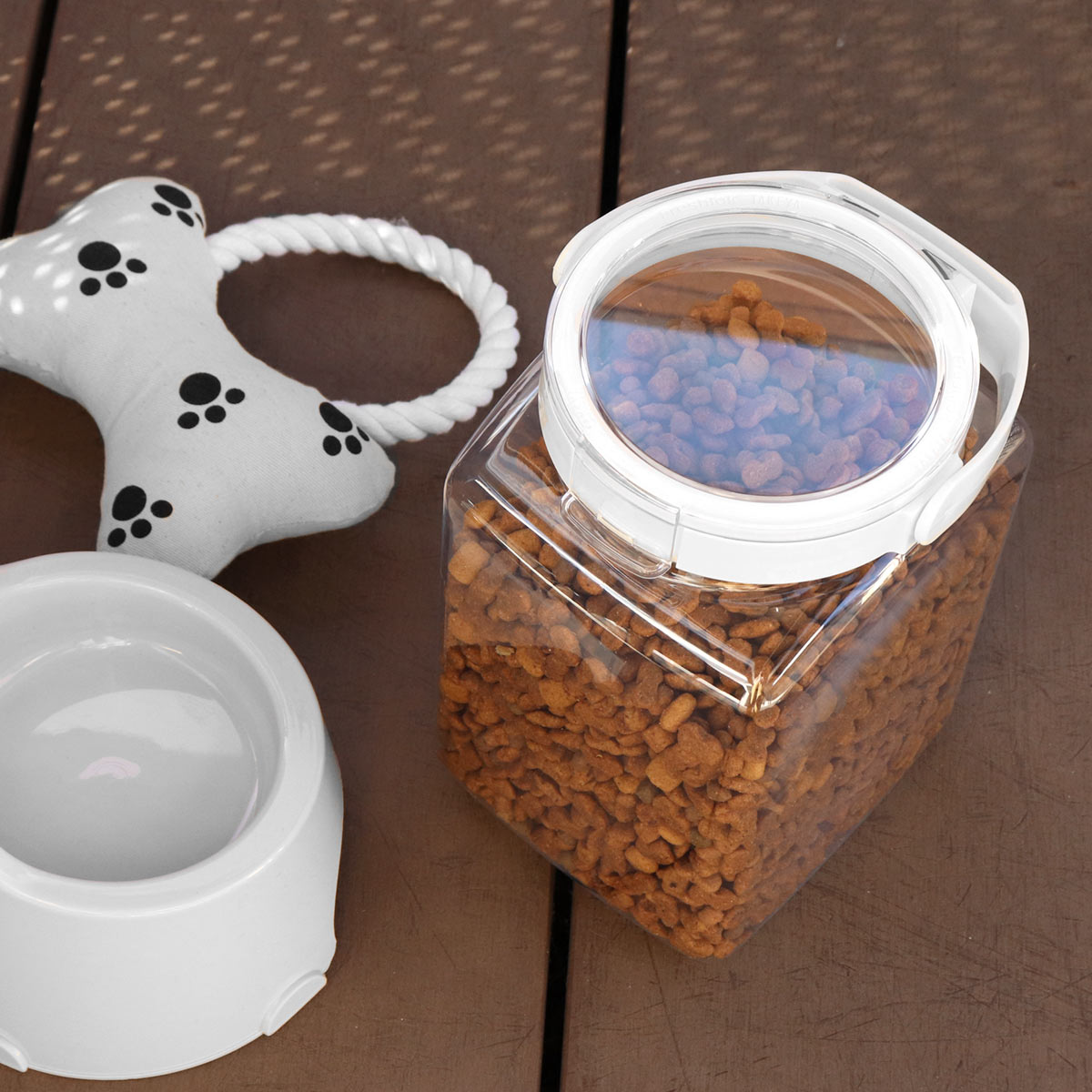 保存容器 2.7L フレッシュロック 角型 お得な同色6個セット 選べるカラー 白 緑 持ち手付き ( キッチン収納 キャニスター ストッカー 密閉 透明 日本製 調味料入れ プラスチック ワンタッチ 高気密 引き出し収納 中が見える 大容量 ) 【ホワイト】 ホワイト