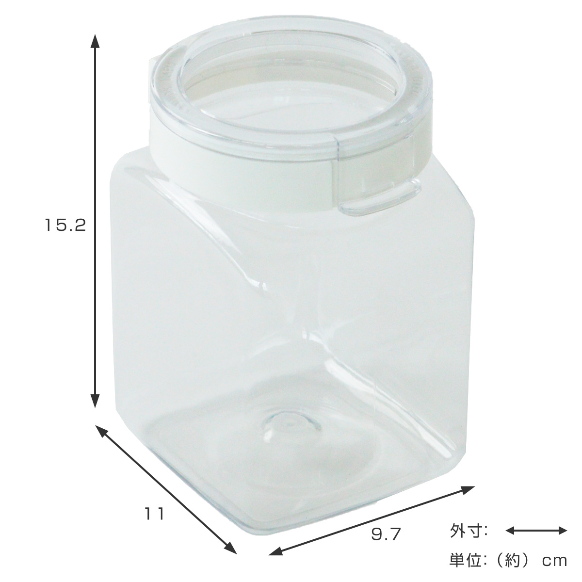 保存容器 1.1L フレッシュロック 角型 お得な同色6個セット 選べるカラー 白 緑 茶 ( キッチン収納 キャニスター 調味料入れ ストッカー 密閉 透明 日本製 プラスチック ワンタッチ 高気密 引き出し収納 冷蔵庫収納 中が見える ) 【チャコールブラウン】 チャコールブラウン