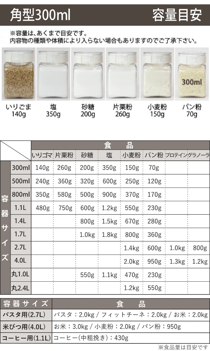 保存容器 300ml フレッシュロック 角型 お得な同色3個セット 選べるカラー 白 緑 茶 ( キッチン収納 キャニスター 調味料入れ ストッカー 密閉 透明 日本製 プラスチック ワンタッチ 高気密 引き出し収納 軽量 おしゃれ FRESHLOK ) 【グリーン】 グリーン