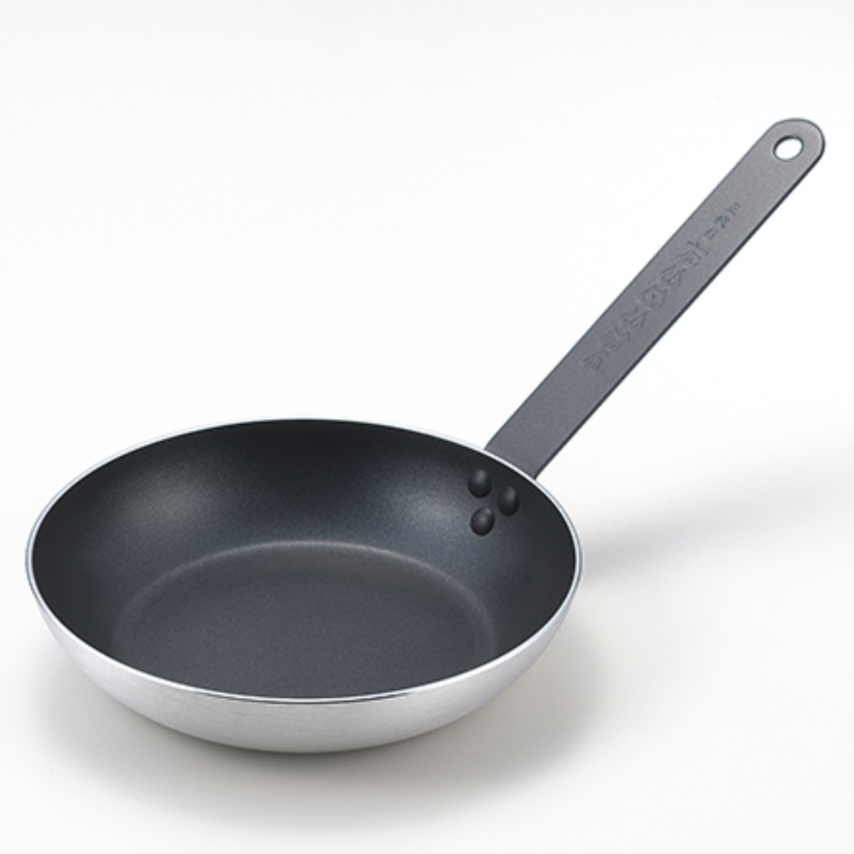 フライパン 22cm IH対応 たいめいけん オムレツパン ( ガス火対応 ふっ素加工 軽い アルミフライパン 22センチ フッ素加工 フッ素コーティング アルミ製 オムレツ ミニ 軽量 )