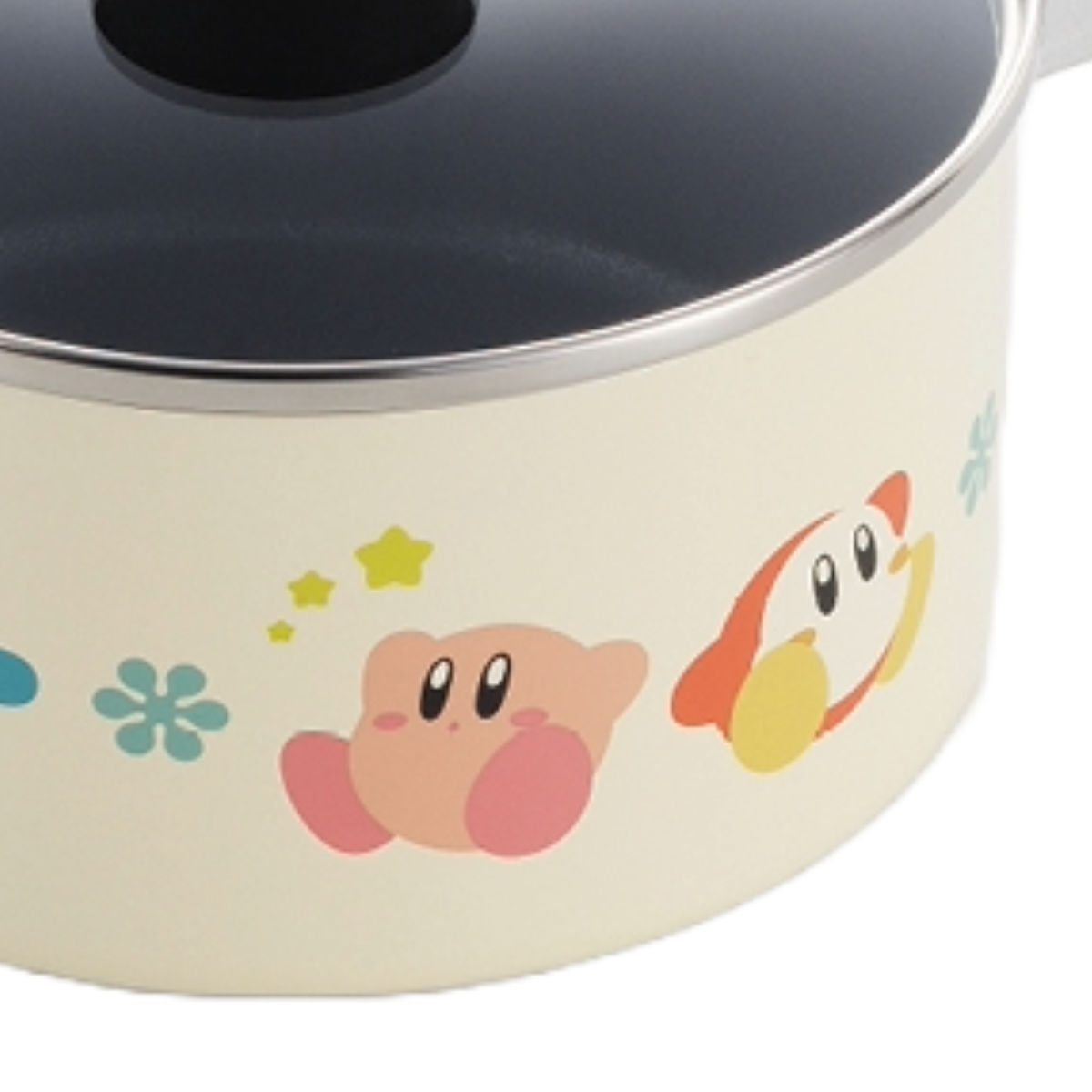 なべです！ 片手鍋 16cm IH対応 星のカービィ （ ガス火対応 ふっ素加工