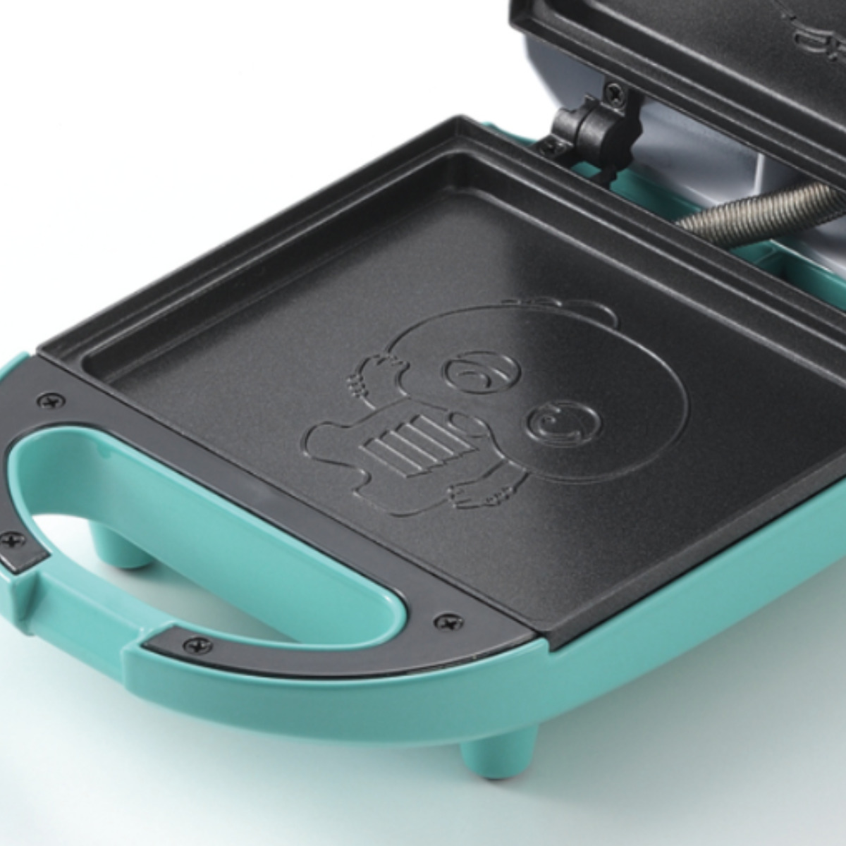 ホットサンドメーカー 電動 ガチャピン・ムック ( ホットサンド 朝食 パーティー おやつ 子供 おしゃれ コンパクト 両面 焼き 食パン サンドイッチ ふっ素加工 調理家電 キッチン家電 電気 かわいい キャラクター )