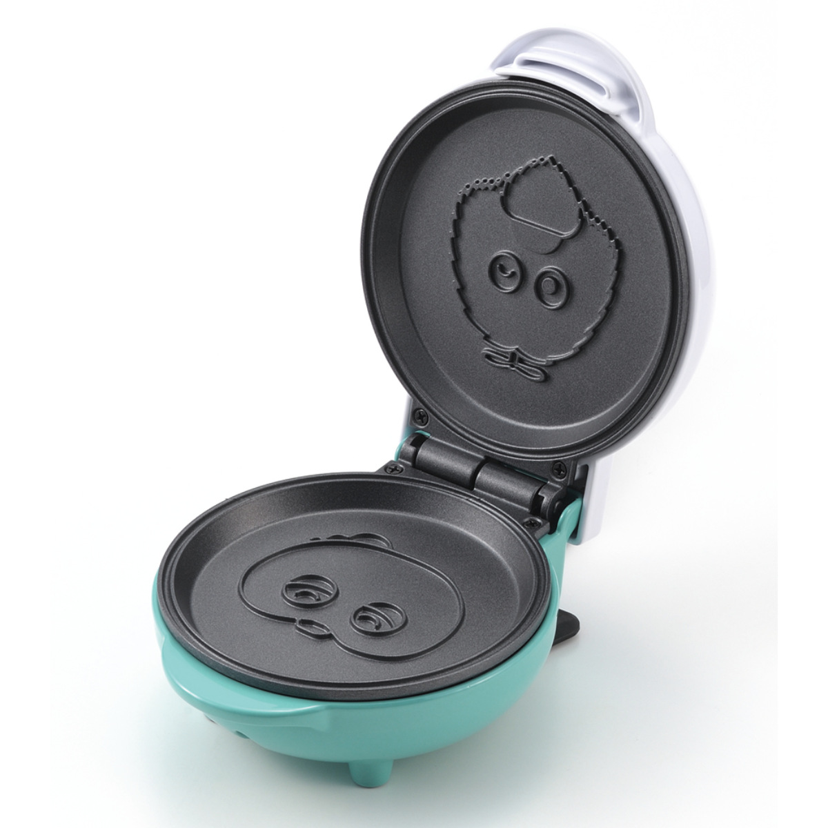 パンケーキメーカー 電動 ガチャピン・ムック ( ホットケーキメーカー ホットプレート パンケーキ 電気 フッ素加工 焦げ付きにくい お手入れ簡単 両面 焼き印 キッチン家電 かわいい キャラクター )