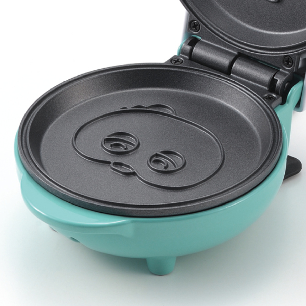 パンケーキメーカー 電動 ガチャピン・ムック ( ホットケーキメーカー ホットプレート パンケーキ 電気 フッ素加工 焦げ付きにくい お手入れ簡単 両面 焼き印 キッチン家電 かわいい キャラクター )