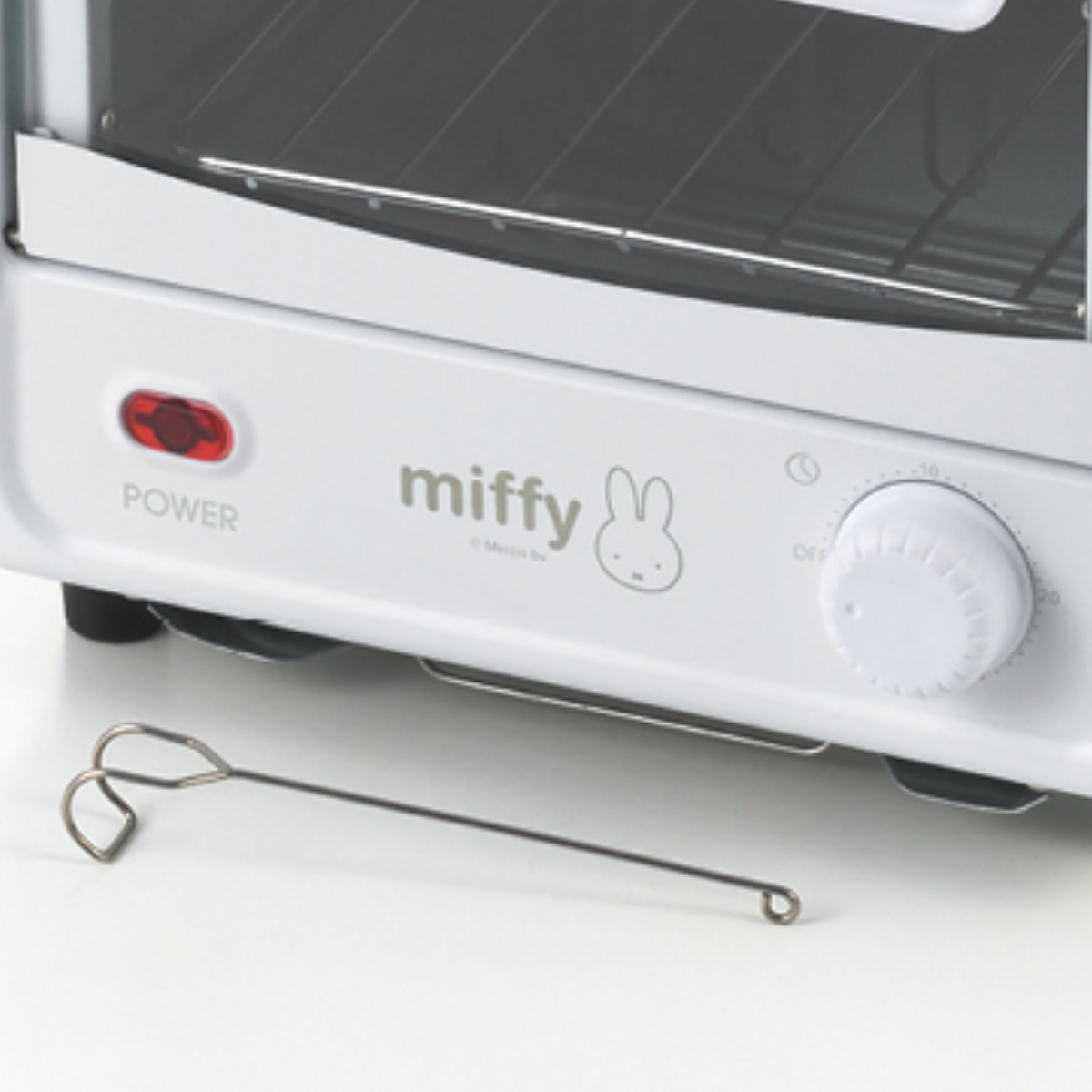 ミニオーブントースター 1枚 ミッフィー コンパクト ( トースター トースト 1人 1枚焼き リベイク 単身 小さい タイマー ダイヤル 30分 焼く 朝食 朝食作り グラタン ピザ パン キッチン家電 調理家電 省スペース 可愛い )