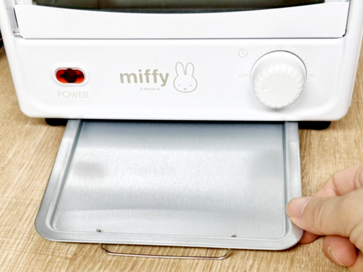 ミニオーブントースター 1枚 ミッフィー コンパクト ( トースター トースト 1人 1枚焼き リベイク 単身 小さい タイマー ダイヤル 30分 焼く 朝食 朝食作り グラタン ピザ パン キッチン家電 調理家電 省スペース 可愛い )