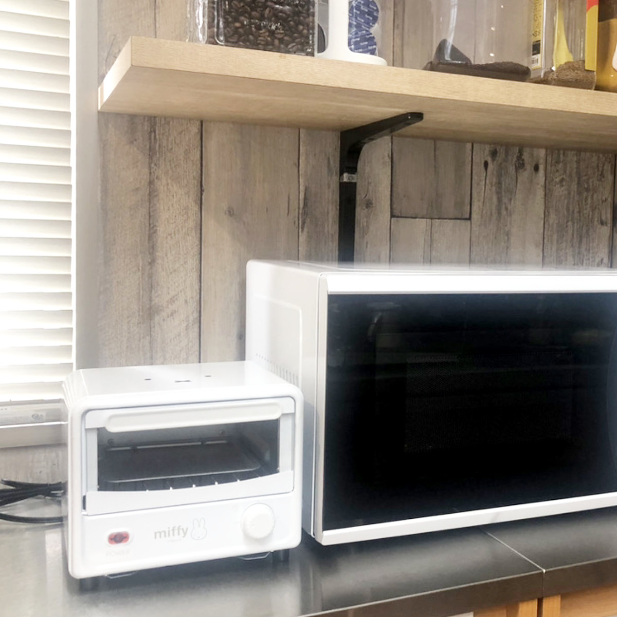 ミニオーブントースター 1枚 ミッフィー コンパクト ( トースター トースト 1人 1枚焼き リベイク 単身 小さい タイマー ダイヤル 30分 焼く 朝食 朝食作り グラタン ピザ パン キッチン家電 調理家電 省スペース 可愛い )