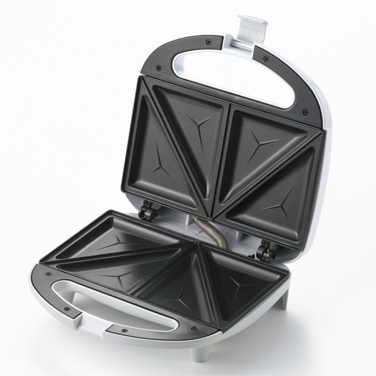 ホットサンドトースター ERETTO mono ホットサンドメーカー 電気 ( ホットサンド 朝食 パーティー おやつ コンパクト 両面 焼き 食パン サンドイッチ ふっ素加工 調理家電 キッチン家電 シンプル おしゃれ )