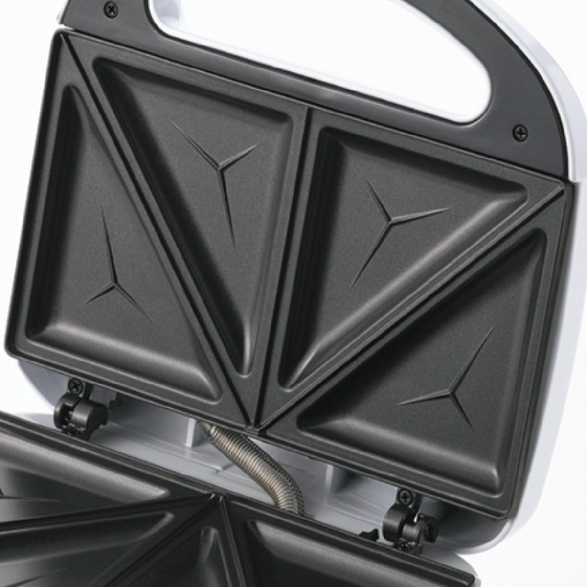 ホットサンドトースター ERETTO mono ホットサンドメーカー 電気 ( ホットサンド 朝食 パーティー おやつ コンパクト 両面 焼き 食パン サンドイッチ ふっ素加工 調理家電 キッチン家電 シンプル おしゃれ )