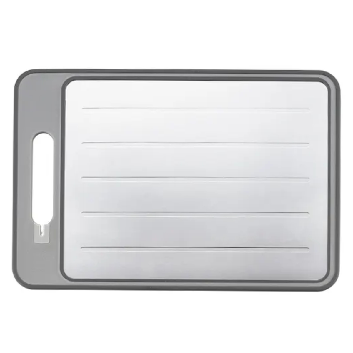 まな板 解凍プレート 25×15cm Days デイズ まな板兼用 4WAY ( カッティングボード おろし シャープナー 包丁研ぎ 薬味おろし 包丁とぎ おろし器 4in1 4役 便利 アルミニウム製 ステーキ肉 お刺身 ギフト プレゼント )