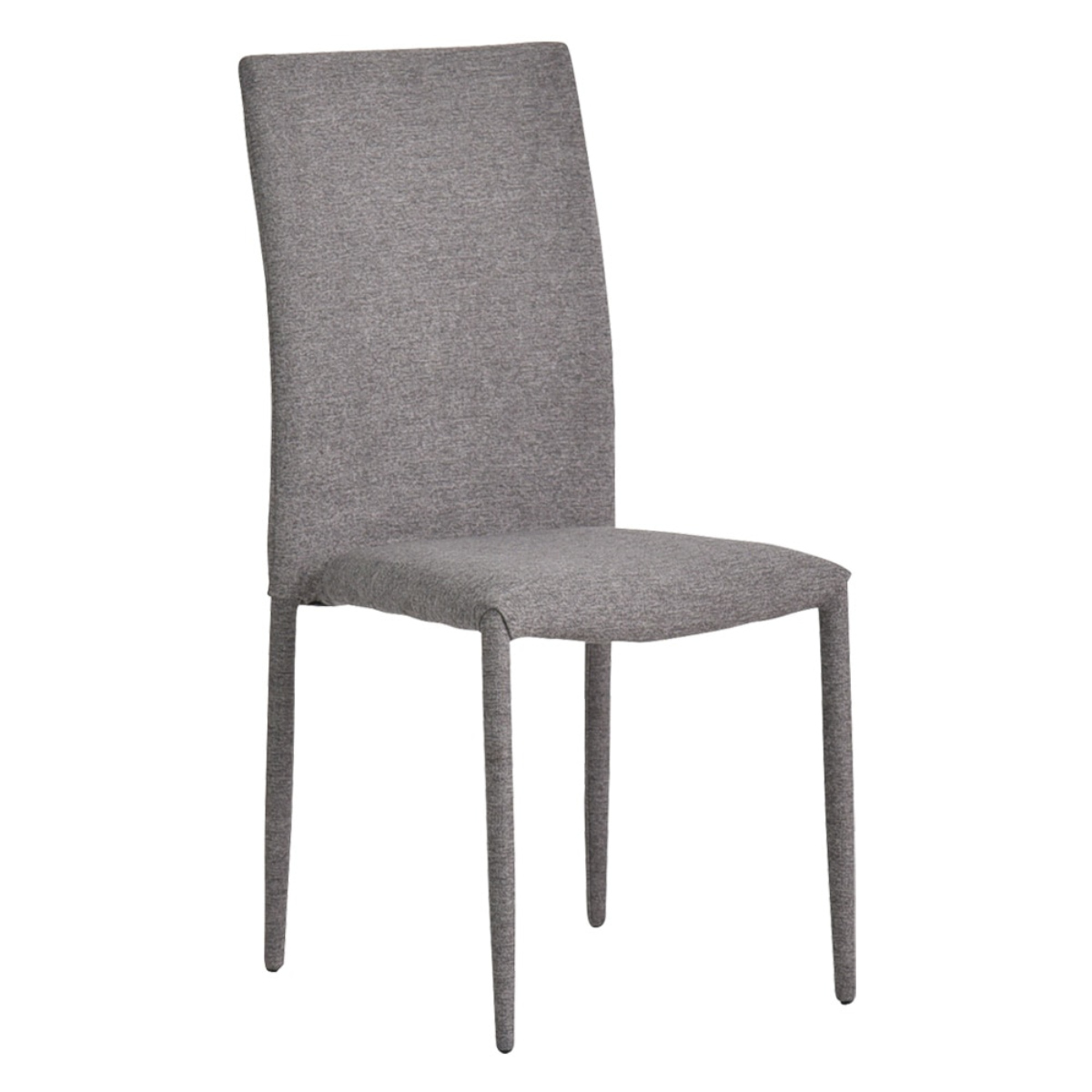 ダイニングチェア 座面高43cm 2脚セット スタッキング ( 食卓椅子 チェア イス 椅子 いす ダイニング 肘なし レザー調 ファブリック 完成品 ハイバック チェアー 食卓 リビング おしゃれ リビングチェア デスクチェア 積み重ね ) 【ライトベージュ】 ライトベージュ