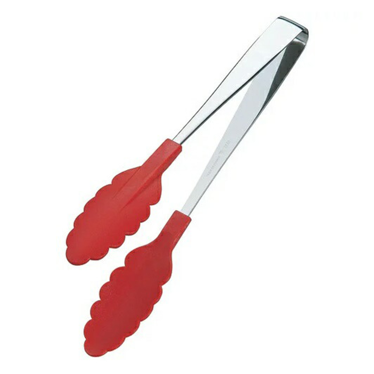 トング 25cm ナイロン製 耐熱 抗菌 カラートング ( ナイロントング 中 食洗機対応 日本製 キッチントング 調理トング 取り分けトング 揚げ物 盛り付けトング キッチン小物 キッチンツール ) 【レッド】 レッド