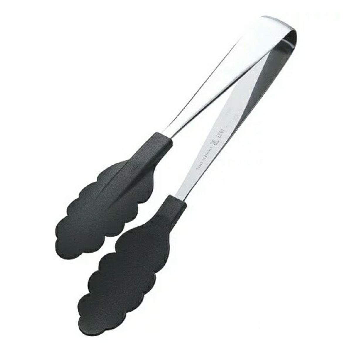 トング 20cm ナイロン製 耐熱 抗菌 カラートング ( ナイロントング 小 食洗機対応 日本製 キッチントング 調理トング 取り分けトング ミニ 小さめ 卓上 盛り付けトング 取り分け 盛り付け サラダ キッチン小物 キッチンツール ) 【ブラック】 ブラック