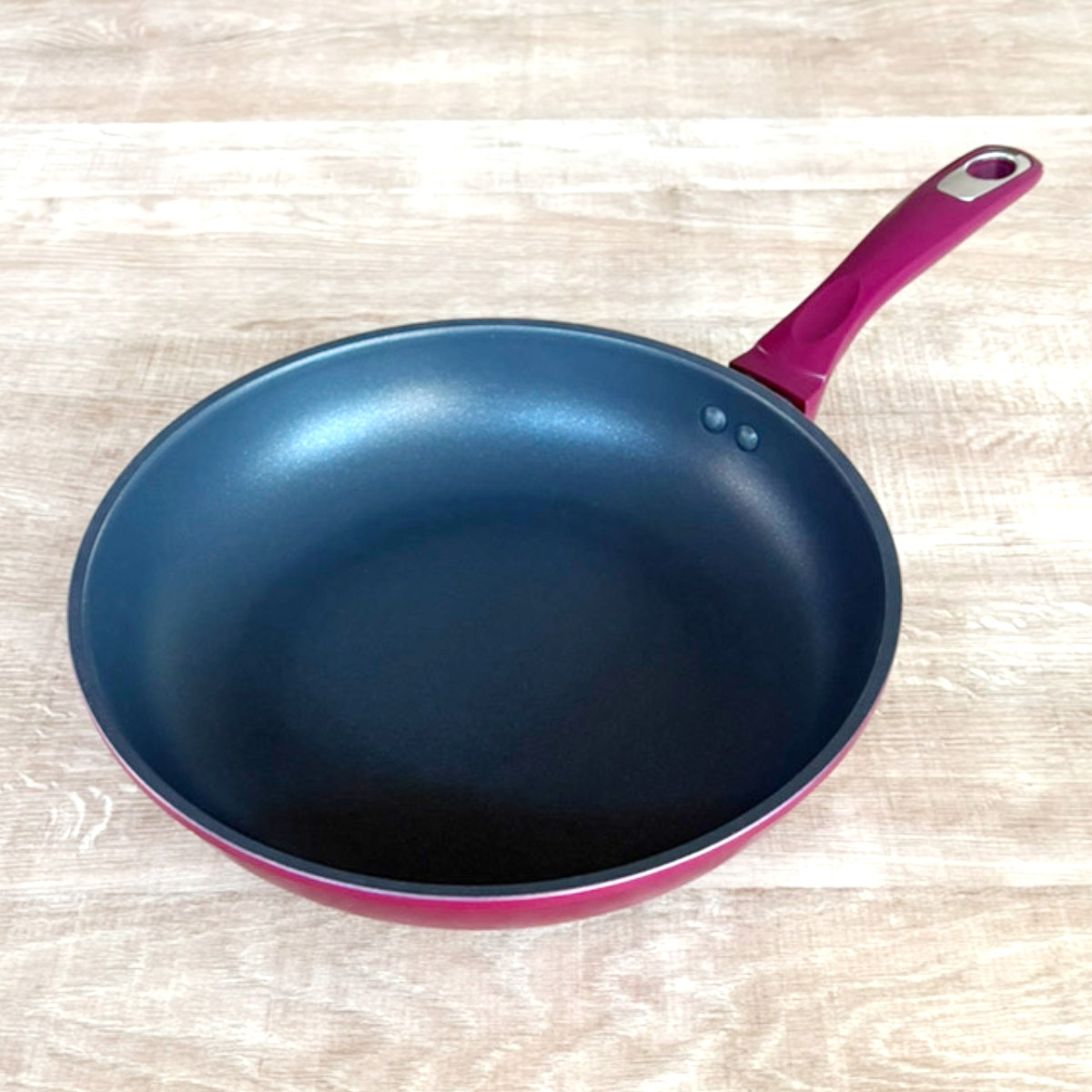 フライパン 26cm ガラス蓋付き ミキトル ( IH対応 ガス火対応 ふっ素加工 フッ素加工 軽い 26センチ フッ素コーティング ふた付き アルミ製 軽量 )