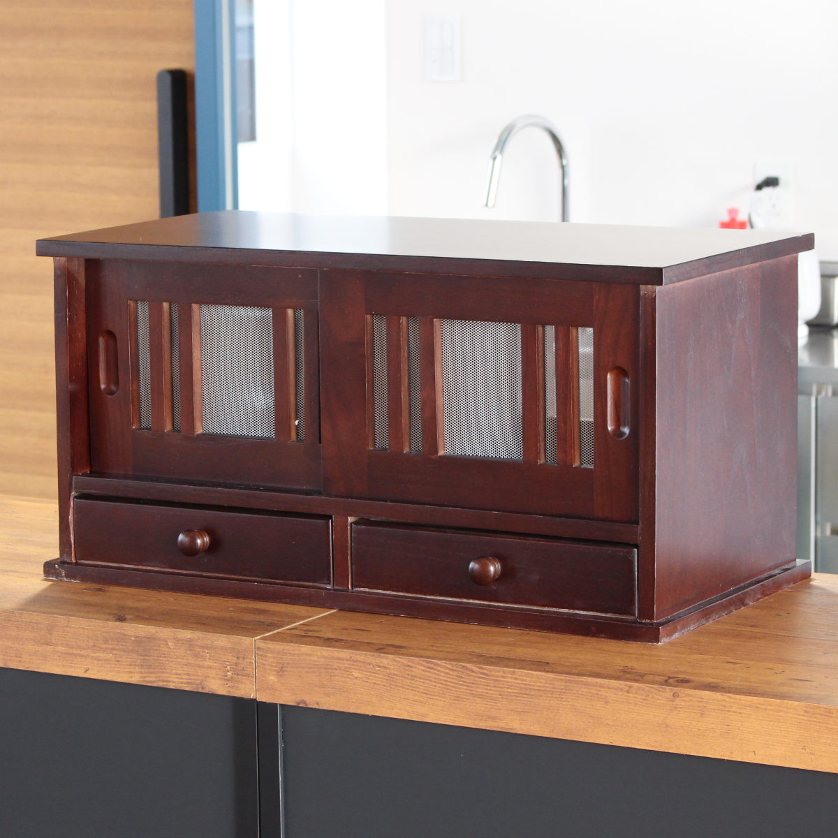 dショッピング |カウンターラック 桐製 幅60cm はい帳 両面