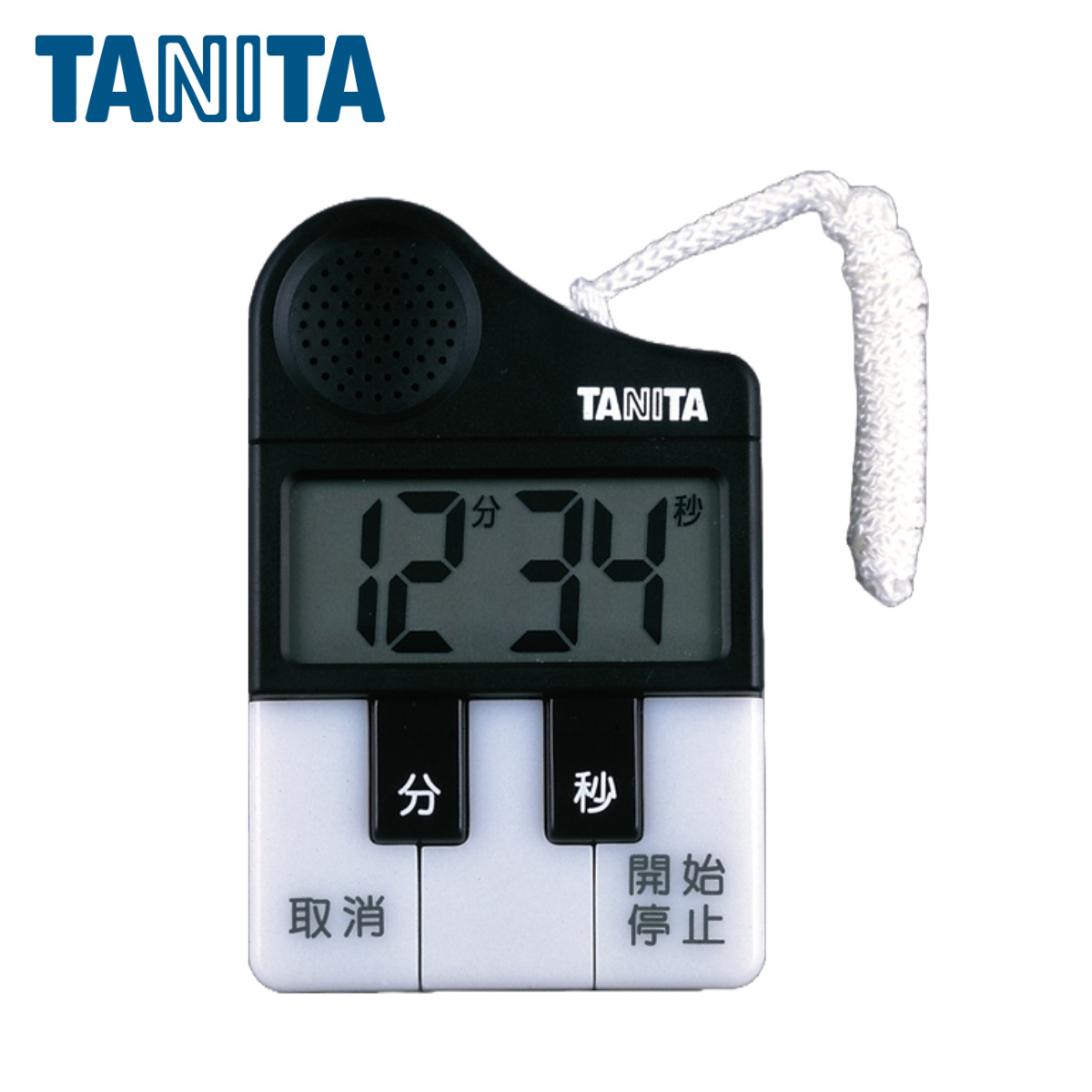 タニタ メロディタイマー マグネット付き ストラップ付き （ TANITA デジタル タイマー マグネット キッチン コンパクト メロディー 料理 学習 簡単 見やすい カウントダウン リピート 可愛い ）