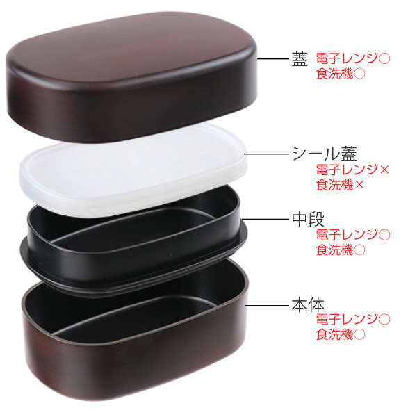 Dショッピング お弁当箱 2段 570ml コンビニ弁当 木目塗 栃木目 ランチボックス 弁当箱 二段 弁当 レンジ対応 食洗機対応 女子 木目 日本製 大人 レンジok 食洗機ok お弁当 小判型 入れ子式 ランチベルト付き 女性 ランチ カテゴリ 弁当箱の販売できる商品