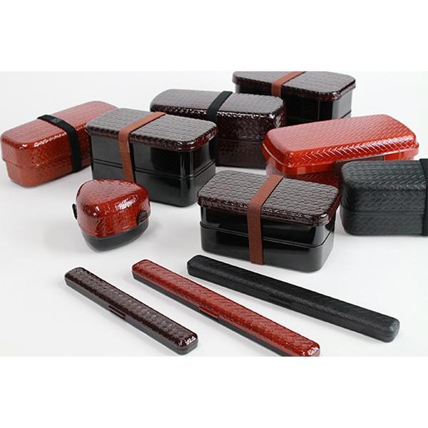 お弁当箱 2段 HAKOYA あじろ かごめおにぎり弁当 550ml ランチボックス ( ) 【溜】 溜