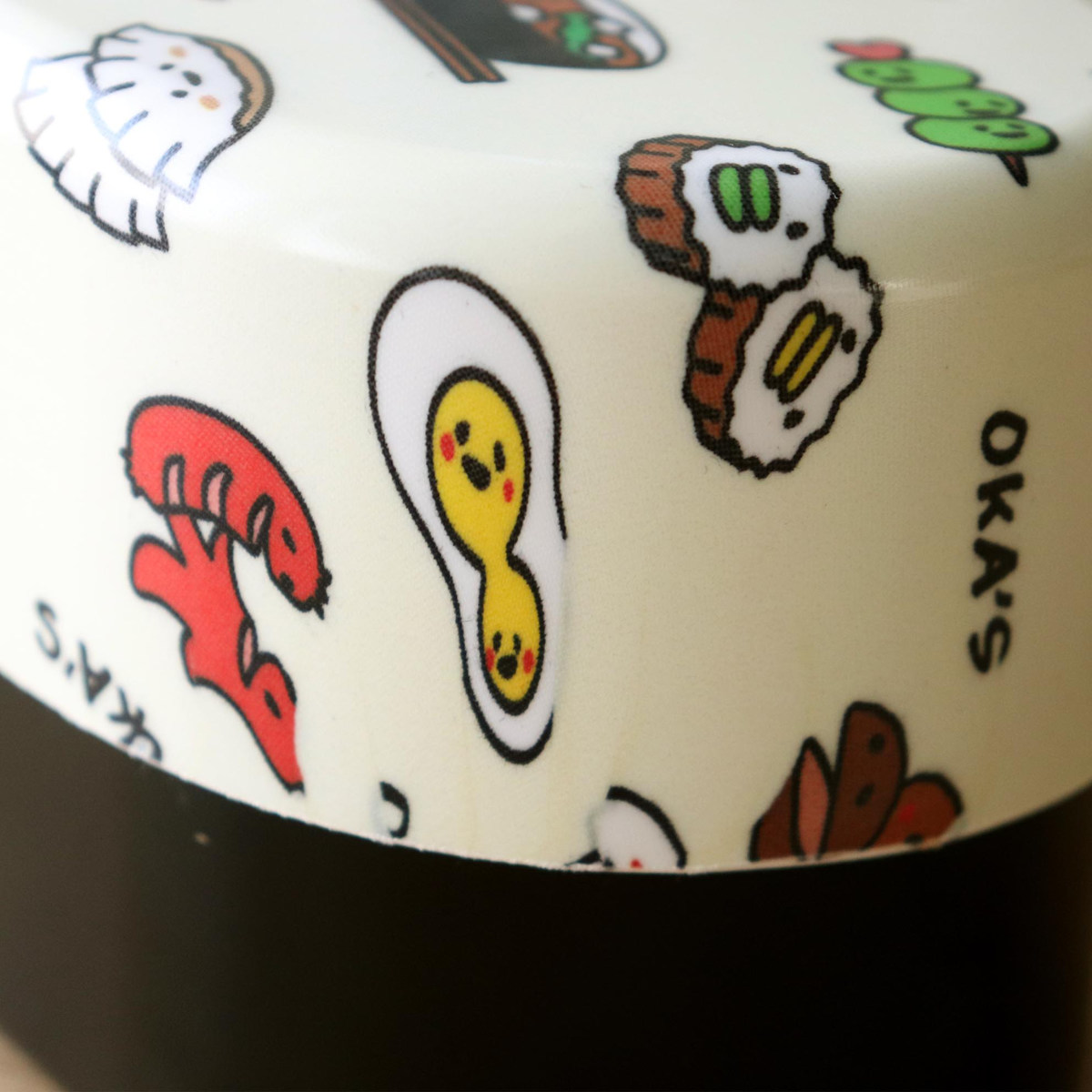 弁当箱 480ml 1段 布貼小判一段弁当 480 OKA’S ( お弁当箱 レンジ対応 食洗機対応 ドーム型 ランチバンド付き 小判型 日本製 レンジOK 食洗機OK 中子付き 一段 お弁当 弁当 一段弁当箱 ランチグッズ お弁当グッズ )