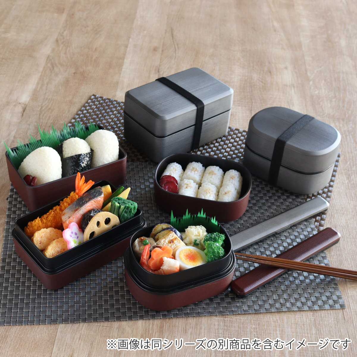 弁当箱 630ml 2段 刷毛目兼六弁当 銀朱 銀研 ( お弁当箱 食洗機対応 レンジ対応 バンド付 和 日本製 シンプル 二段 和風 レンジOK 食洗機OK 二段弁当箱 弁当 お弁当 ランチベルト付き シール蓋 ) 【銀朱】 銀朱