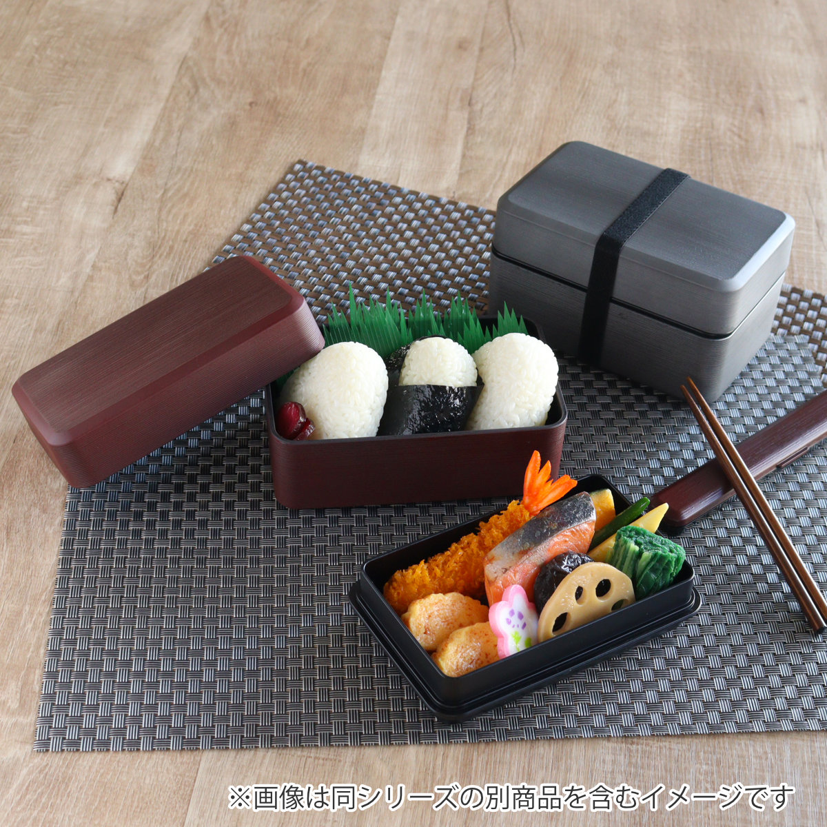 弁当箱 750ml 2段 大和千筋弁当 銀朱 銀研 ( お弁当箱 食洗機対応 レンジ対応 バンド付 和 日本製 シンプル 二段 和風 レンジOK 食洗機OK 二段弁当箱 弁当 お弁当 ランチベルト付き シール蓋 ) 【銀朱】 銀朱