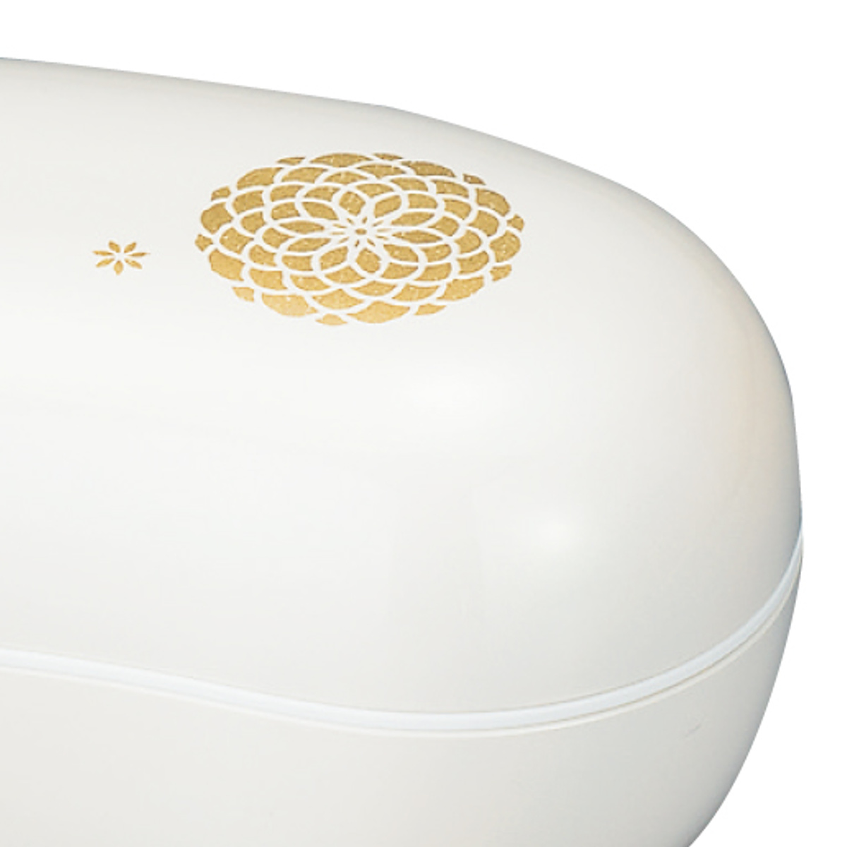 弁当箱 360ml ビーンズ弁当 金百華 パール百華 ( お弁当箱 ランチボックス 食洗機対応 レンジ対応 ドーム蓋 偏光 女子 大人 日本製 食洗機OK レンジOK お弁当 弁当 一段 ランチバンド付き ドーム型 女性 おしゃれ )