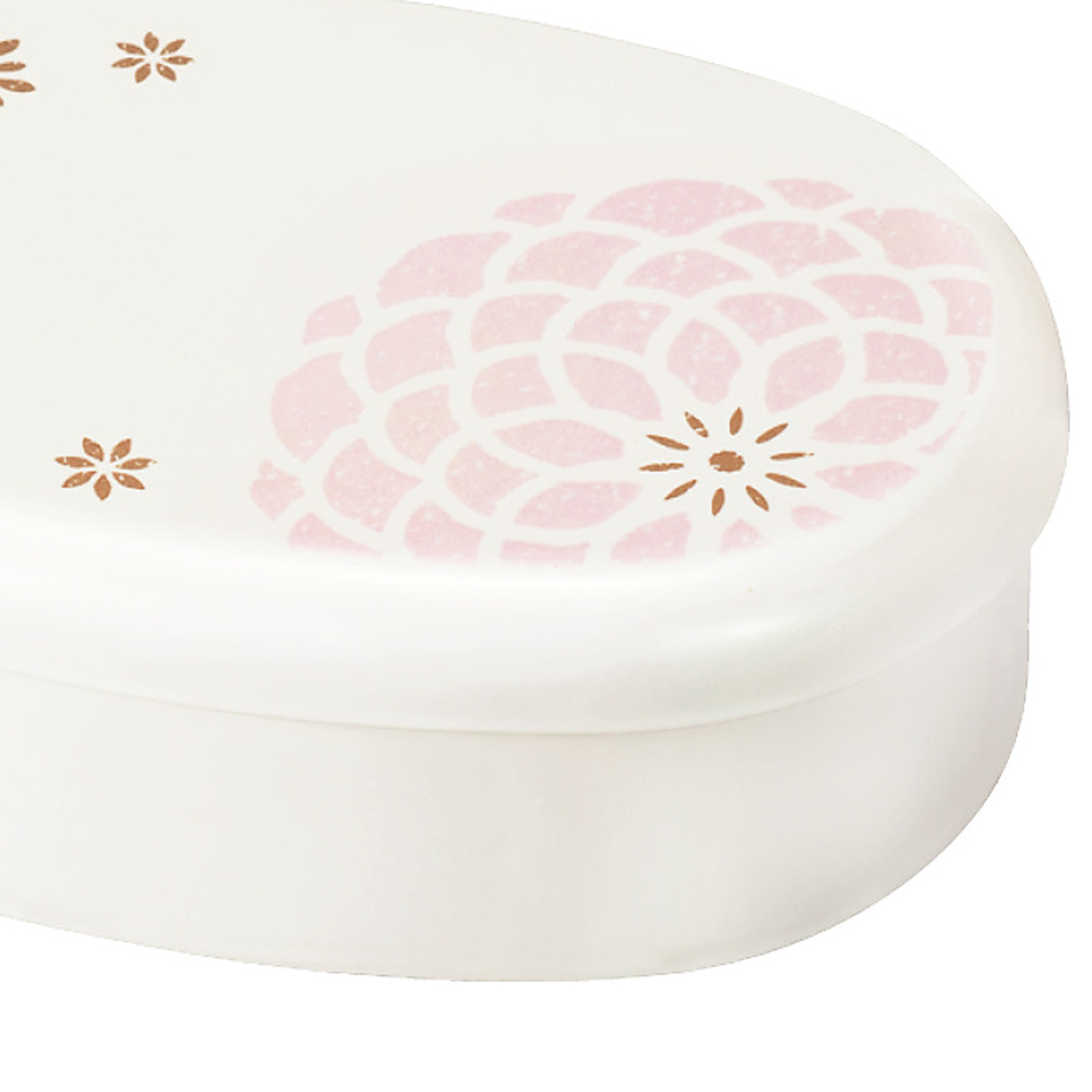 弁当箱 480ml 小判一段弁当 パール百華 ( お弁当箱 ランチボックス レンジ対応 食洗機対応 一段 偏光 小判型 女子 日本製 レンジOK 食洗機OK 弁当 お弁当 中子付き ランチバンド付き 女性 おしゃれ ) 【グレー】 グレー