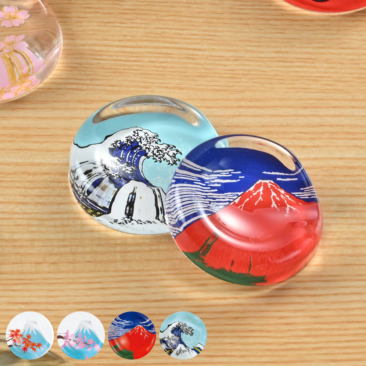 箸置き アクリル箸置き （ 富士 アクリル ガラス風 日本製 箸 置き 箸おき お箸置き カトラリー 和柄 和風 和雑貨 桜 紅葉 おしゃれ ） 【赤富士】