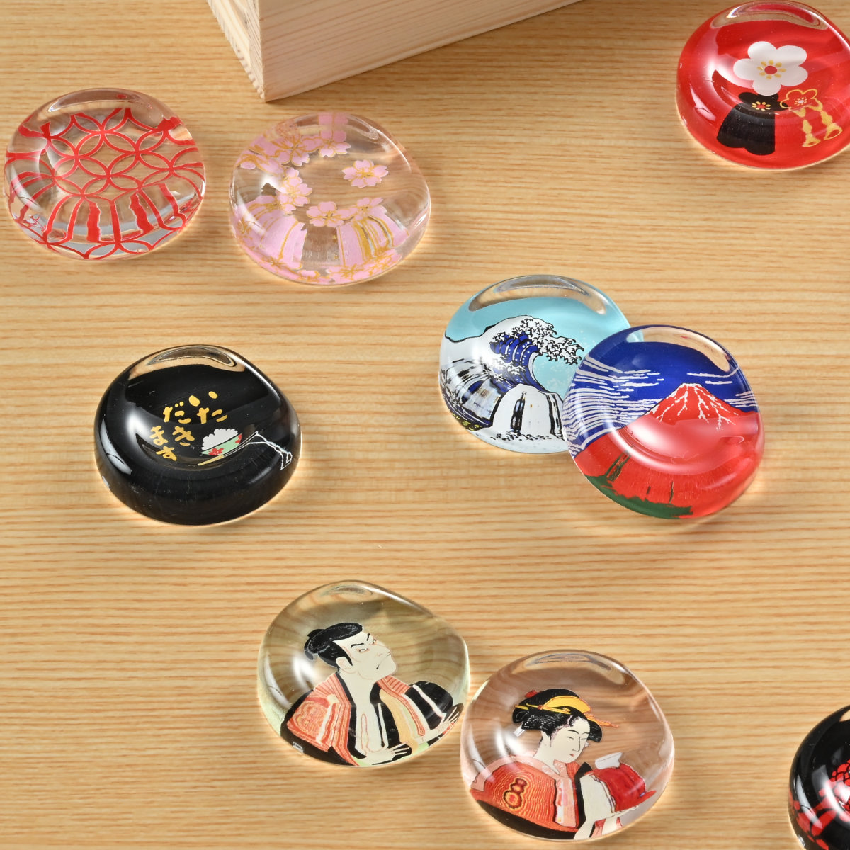 箸置き アクリル箸置き ( 和柄 文様 アクリル ガラス風 日本製 箸 置き 箸おき お箸置き カトラリー 和風 和雑貨 紋様 おしゃれ ) 【麻の葉】 麻の葉