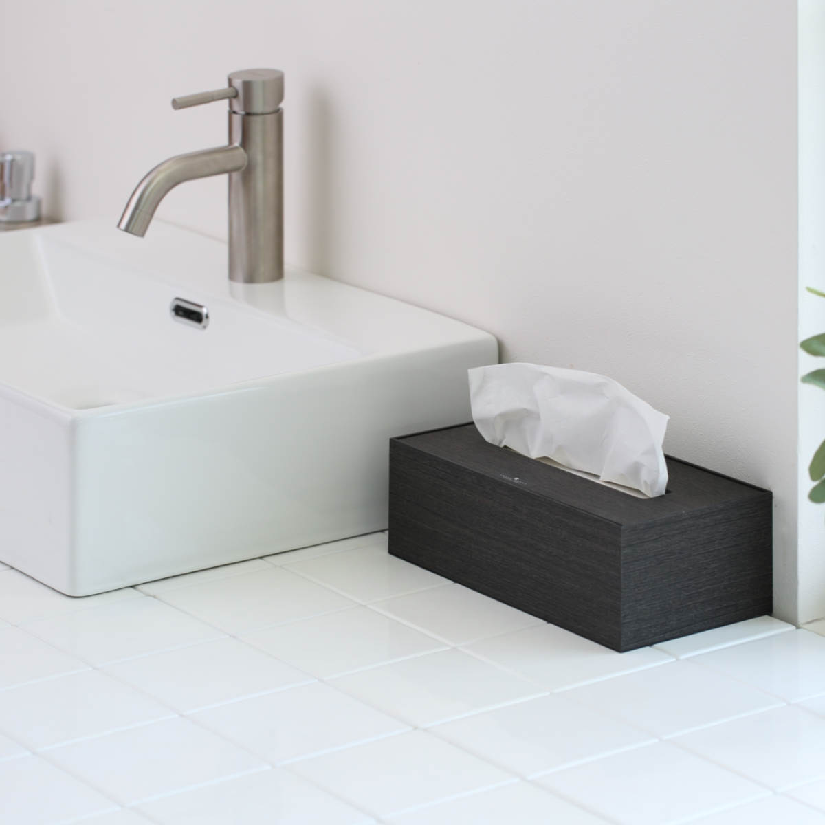 ティッシュケース バスク ティッシュBOX 木製 M ( ティッシュカバー ボックスティッシュ 収納 日本製 ティッシュ ケース ティッシュ入れ ティッシュボックス インテリア リビング シンプル ) 【ブラウン】 ブラウン