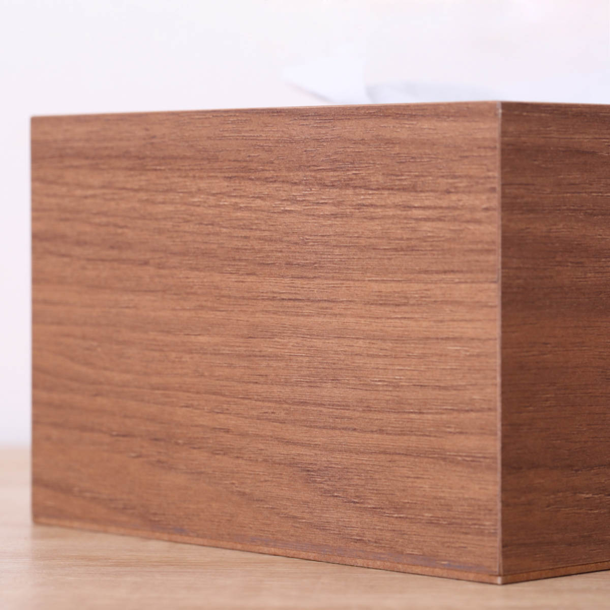ティッシュケース バスク ティッシュBOX 木製 M ( ティッシュカバー ボックスティッシュ 収納 日本製 ティッシュ ケース ティッシュ入れ ティッシュボックス インテリア リビング シンプル ) 【ブラウン】 ブラウン