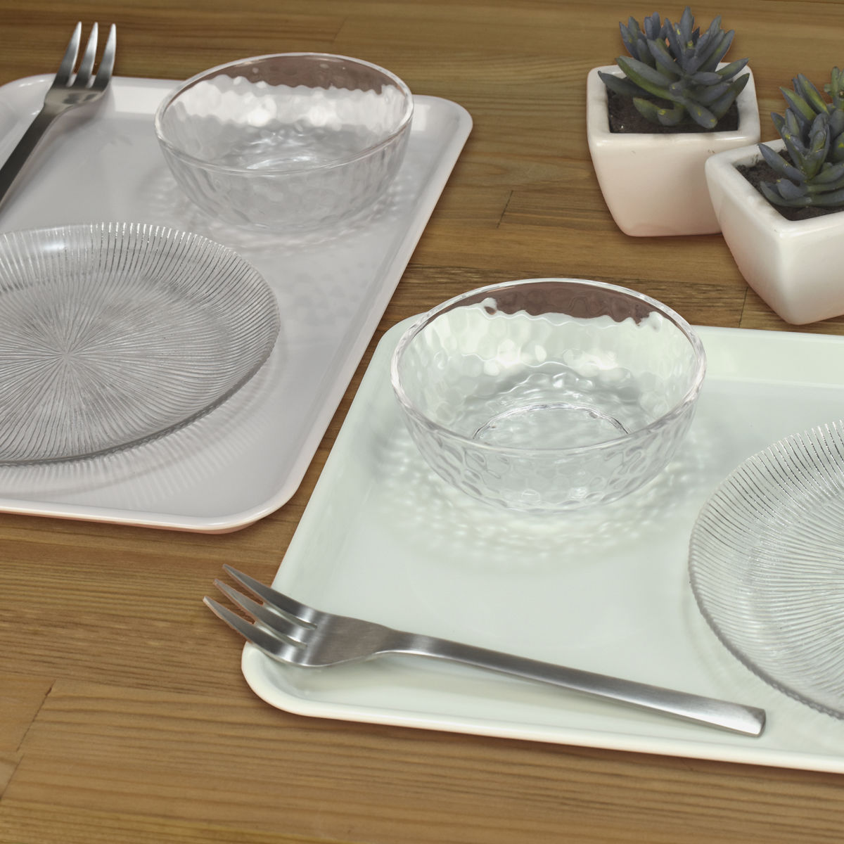 トレー ピノ PINO レンジで使えるノンスリップトレー 39cm ( 日本製 電子レンジ対応 キッチントレー キッチン 食卓 トレイ ノンスリップ おしゃれ シンプル 滑らない お盆 おぼん 配膳 くすみカラー 角型 角 四角 長方形 ) 【イエロー】 イエロー