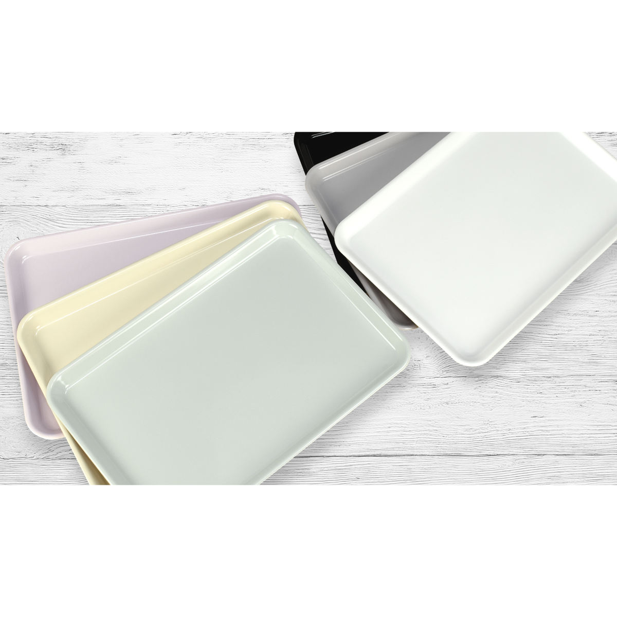 トレー ピノ PINO レンジで使えるノンスリップトレー 39cm ( 日本製 電子レンジ対応 キッチントレー キッチン 食卓 トレイ ノンスリップ おしゃれ シンプル 滑らない お盆 おぼん 配膳 くすみカラー 角型 角 四角 長方形 ) 【イエロー】 イエロー