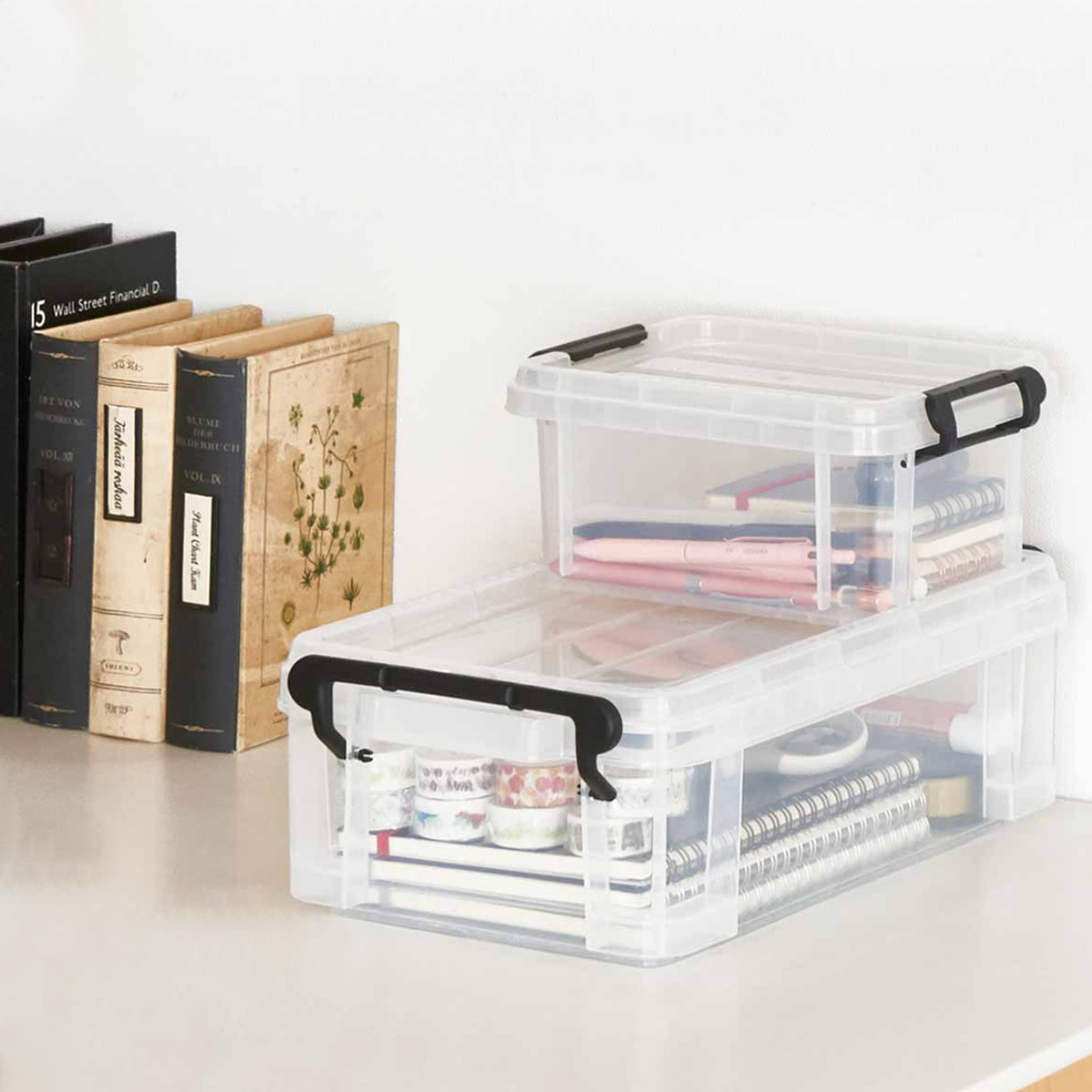 dショッピング |収納ボックス 幅16×奥行21×高さ10cm ロックス